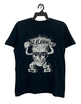 #ad Vtg The Flaming Lips Band Gift For Fans Cotton S 5XL Black Unisex Shirt $22.59