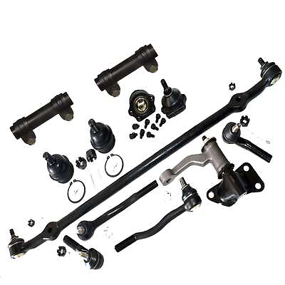 #ad 12 pc Kit Tie Rod Ends Idler Arm Ball Joints For Nissan D21 Pickup 86 97 2WD $189.03