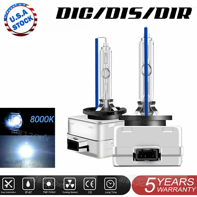 #ad Set 2 D1C D1R D1S 8000K Diamond Blue Xenon Headlight OEM Replacement Bulbs US $12.99