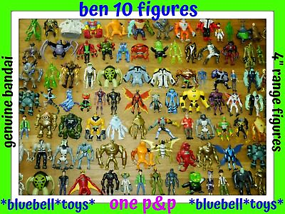 #ad Ben 10 Ben Ten Action Figures 4quot; Range 100 Bandai Genuine Figures One Pamp;P H GBP 9.99