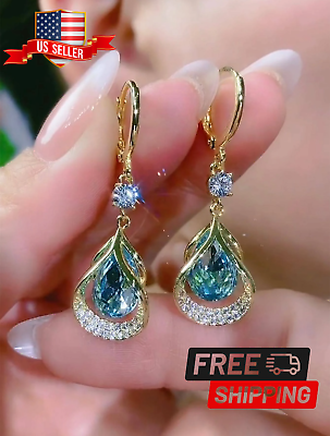 #ad Women’s Earring Water Drop Cubic Zirconia Tear Drop Fashion Jewelry For Daily $5.00