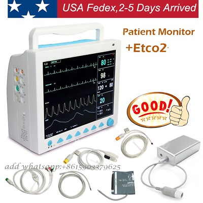 #ad Multi parameter patient monitor ICU Vital Signs Monitor with Capnography ETCO2 $798.00