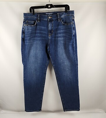 #ad Banana Republic Travel Jean Mens 35x30 Blue Washwell Denim Athletic Fit Jeans $36.95
