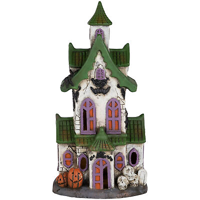 #ad Northlight 22.75quot; LED Lighted Haunted House Halloween Decoration $81.89