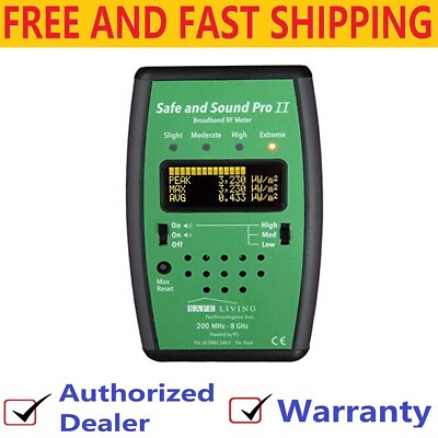 #ad SLT Safe and Sound Pro II Microwave RF Meter Authorized Distributor $399.00