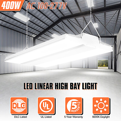 #ad 400W LED Linear High Bay Light 60000LM Commercial Shop Lights Fixture 5000K $135.15