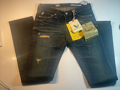 #ad Adriano Goldschmied Women’s Premier Skinny Straight Leg Dark Wash Jeans Size 25R $59.99