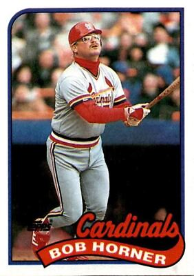 #ad 1989 Topps Bob Horner 2 St. Louis Cardinals #510 $1.85