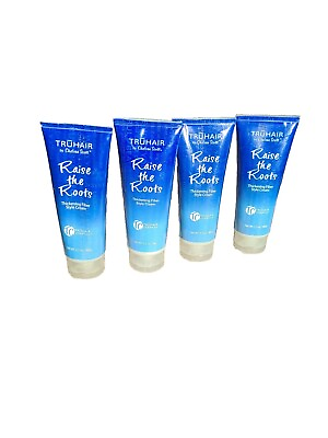 #ad TruHair 3.3 oz Raise The Roots Thickening Fiber Cream. Sealed Lot Of 4 $19.99