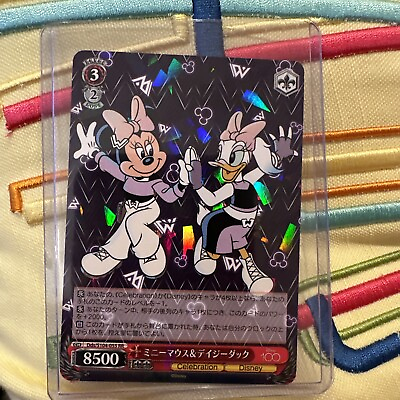 #ad Minnie Mouse Daisy Duck Dds S104 055RR Disney100 Weiss Schwarz Japanese $12.00