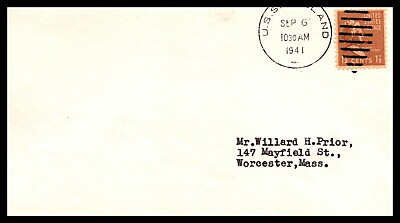 #ad Naval Cover USS Holland 1941 $4.75