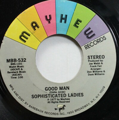 #ad Soul 45 Sophisticated Ladies Good Man Check It Out Part I On Mayhew Record $6.00