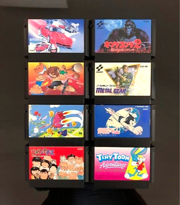 #ad KONAMI Nintendo Famicom Japan Game software 8set JP $92.00