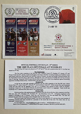 #ad Millwall V Scunthorpe United 2009 League One Play Off Final Dawn First Day Cover GBP 3.40
