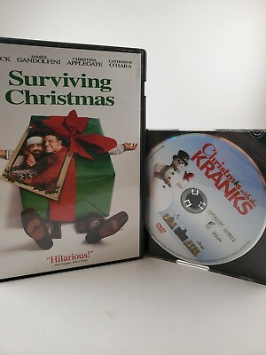 #ad 2 DVD Lot Surviving Christmas amp; Christmas with the Kranks $2.99