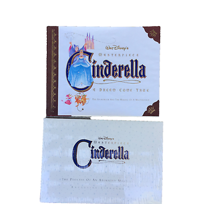 #ad Cinderella Disney A Dream Come True Book Masterpiece amp; Exclusive Lithograph $49.97