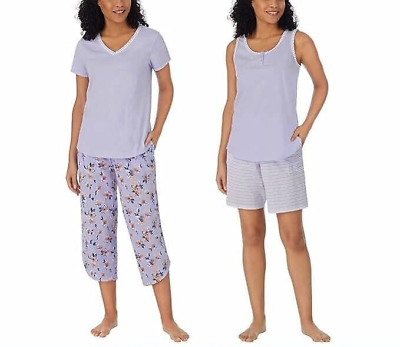 #ad NWT Carole Hochman Womens 4 Piece Super Soft Jersey Pajama Set Size M $55 5C150 $25.49