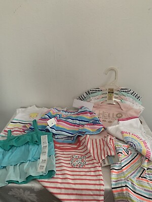 #ad 11 Piece Lot Infant Baby Clothes 0 6 Mos NWT Baby Shower Gift $35.00