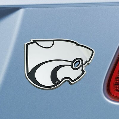 #ad NCAA Kansas State Wildcats 3D Chrome Metal Emblem $24.99
