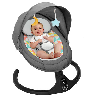 #ad Baby Swing for Infants with bluetooth Music Remote Control 2 Toys Baby Rocker US $76.25