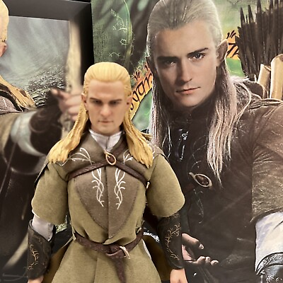 #ad Asmus Toys The Lord of the Rings Legolas 1 6 Figure Sculpted Hair LOTR010 $195.00