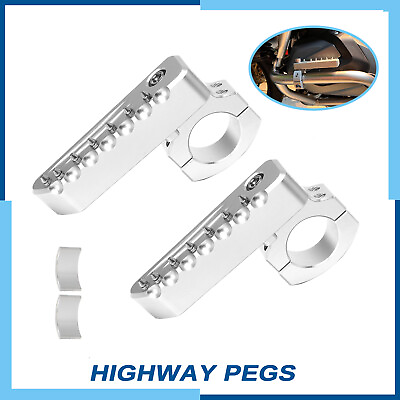 #ad 22mm 28mm Crash Bar Highway Foot Pegs For Harley Pan America BMW R1200GS R1250GS $53.29