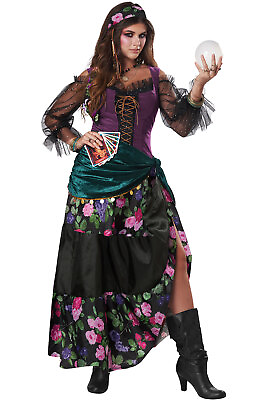 #ad California Costume Adult Women Gypsy Fortune Teller halloween outfit 01108 $21.22