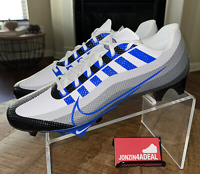 #ad Nike Vapor Edge Speed 360 White Blue Football Cleats DQ5110 041 Men#x27;s Size 10.5 $49.99