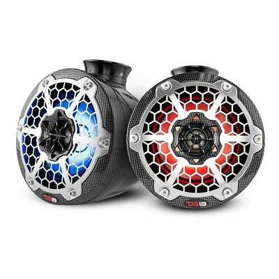 #ad DS18 2 Way Wakeboard Pod Tower Speakers with Integrated RGB Lights 300 MAX $375.95