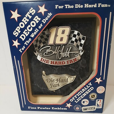 #ad NASCAR #1 Bobby Labonte Signature DIE HARD FAN Wall Plaque $8.98