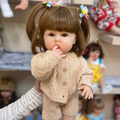 #ad NPK 55CM Reborn Doll Newborn Girl Toddler Full Body Waterproof Toys Realistic $104.49