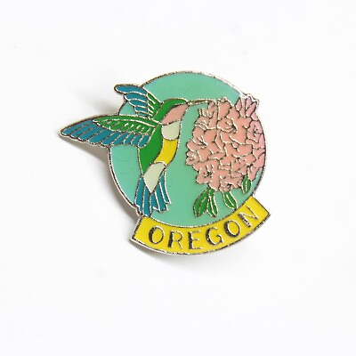 #ad Oregon US State Bird Pin Lapel Enamel Collectible Souvenir $7.98