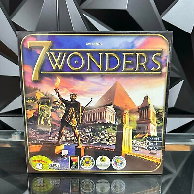 #ad New Sealed 7 Wonders Strategy Game by Antoine Bauza Repos Production $34.99