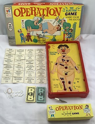 #ad 1965 Operation Game by Milton Bradley Complete and Working Very Good Condition $69.99