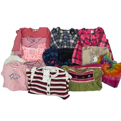 #ad Infant Girl 15 Piece Bundle of Mixed Brands Carters Nordstrom Some NWT Sz 3 18M $36.00
