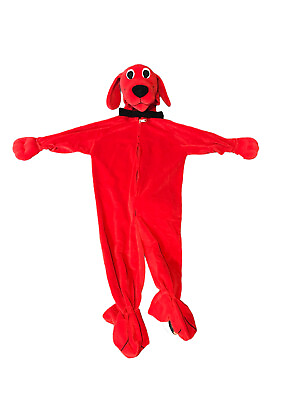 #ad Vintage 2001 Rubies Clifford The Big Red Dog Toddler Costume Size 4 6 $26.99
