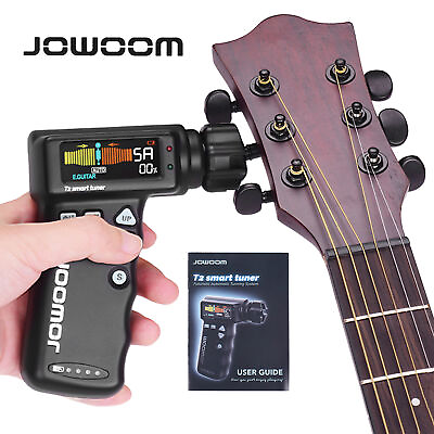 #ad JOWOOM T2 Automatic Smart Guitar Ukulele Tuner String Winder 3 Tuning Modes H1H4 $49.88
