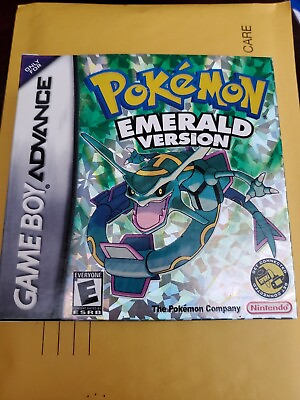 #ad Pokemon Emerald Box No Game $30.00