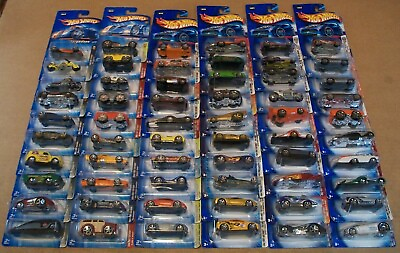 #ad Various Blue Card Hot Wheels 2001 2005 You Choose Your Own *Shipping Discounts $2.79