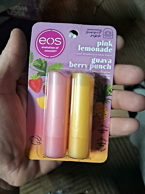#ad EOS Evolution Of Smooth NEW SEALED Pink Lemonade And GuavaBerryPunch 1 PACK OF 2 $4.72