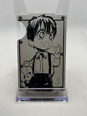 #ad Hanako Metal Minimalist Wallet Card Case From Toilet Bound Hanako kun Anime $35.00