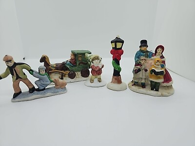 #ad Christmas Village People Accessories Mixed Lot $5.99