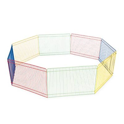 #ad Prevue Pet Products Multi Color Small Pet Playpen 4009013x35.87x8.67 inch $24.19