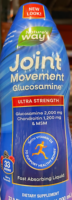 #ad Nature#x27;s Way Joint Movement Glucosamine Extra Strength 33.8 oz Exp 03 2025 $25.59