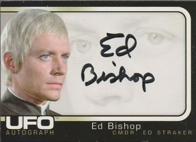#ad RARE 2004 CARDS INC UFO COMMANDER ED STRAKER ED BISHOP AUTOGRAPH CARD NOT CUT GBP 250.00