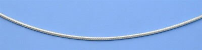 #ad Round Omega Necklace Sterling Silver 925 Best Jewelry Gauge 1.2 mm Length 16quot; $14.98