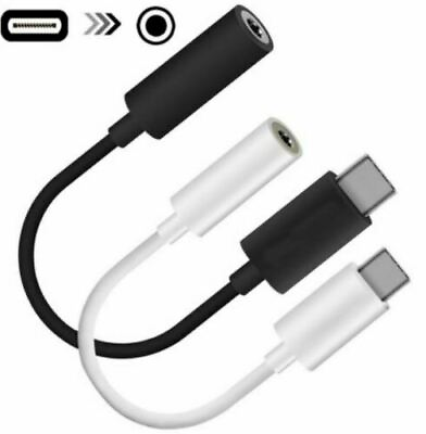 #ad USB C Type C Adapter Port to 3.5MM Aux Audio Jack Earphone Headphone Cable USB $2.28