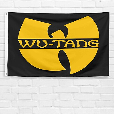#ad Wu Tang Clan Premium 3x5 ft Flag Hip Hop Rap Music 90s Concert Show RZA Banner F $13.99