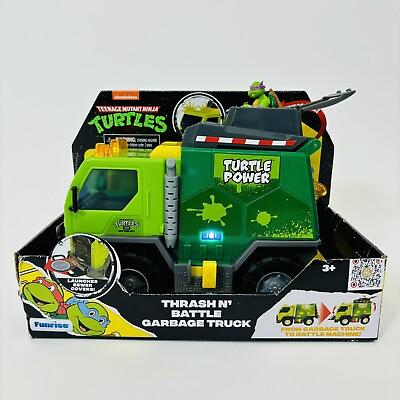 #ad Teenage Mutant Ninja Turtles Trash N’ Battle Garbage Truck TMNT Brand New Sealed $28.00