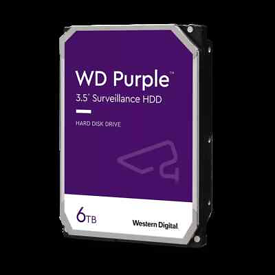 #ad #ad Western Digital 6TB WD Purple Surveillance HDD Internal Hard Drive WD64PURZ $149.99